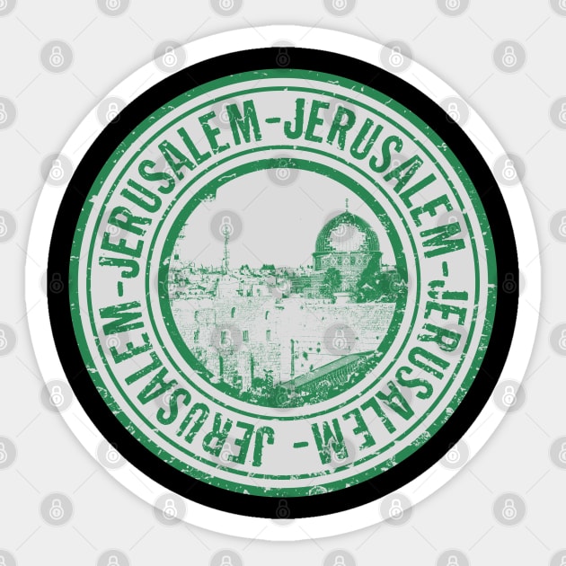 Jerusalem pride stamp Sticker by SerenityByAlex